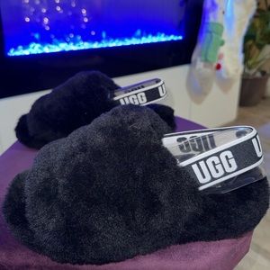 Black Ugg Slide